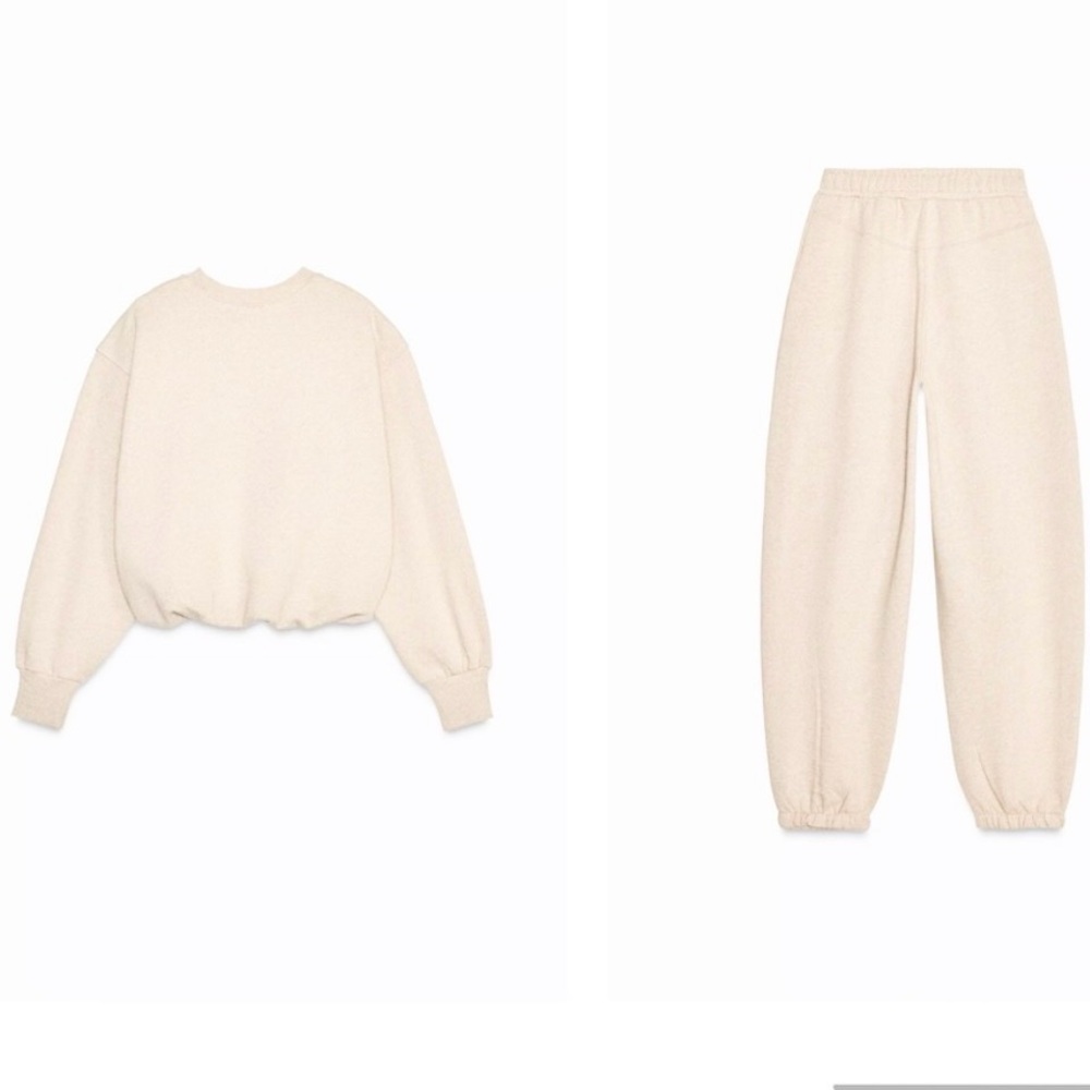 Zara Cream Cozy Sweatshirt